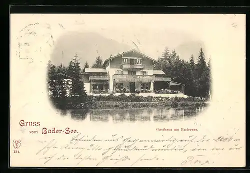 AK Grainau, Gasthaus am Bader-See