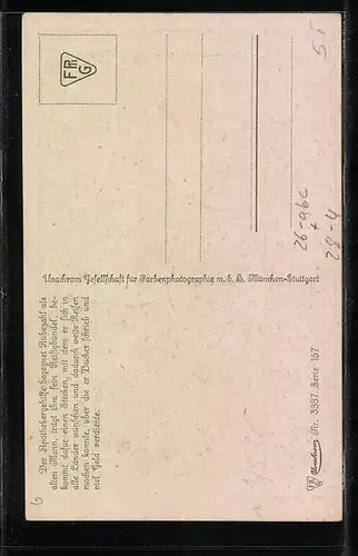 Künstler-AK sign. F. Elssner: Rübezahl und der Apothekergehilfe