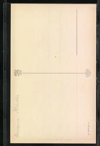 Künstler-AK Meran, Meraner Kinder in Trachtenkleidung