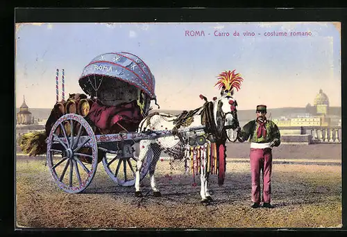 AK Roma, Carro da vino-costume romano