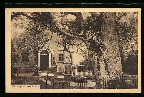 AK Wöbbelin, am Körnergrab