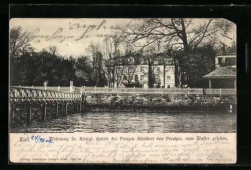 AK Kiel, Wohnung Sr. Königl. Hoheit des Prinzen Adalbert von Preussen