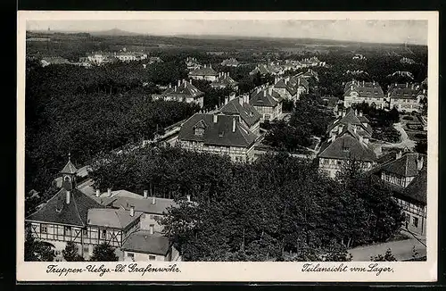 AK Grafenwöhr, Truppen-Übingsplatz, Teilansicht des Lagers