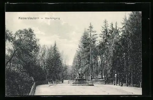 AK Kaiserslautern, Brunnen am Waldeingang