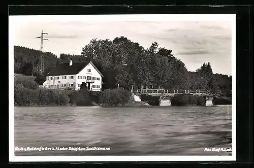 AK Schäftlarn, Gasthof z. Brückenfischer