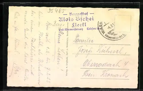 AK Fleckl / Fichtelgebirge, Gesamtansicht