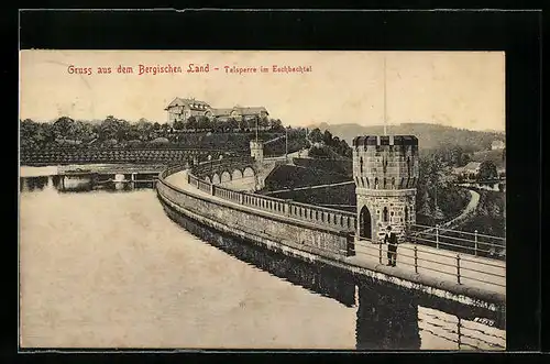 AK Remscheid, Eschbachtal, an der Talsperre