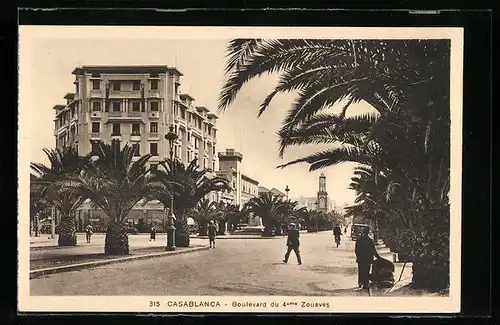 AK Casablanca, Boulevard du 4eme Zouaves