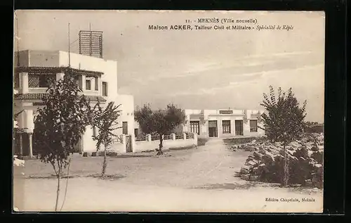 AK Meknès, Maison Acker, Tailleur Civil et Militaire