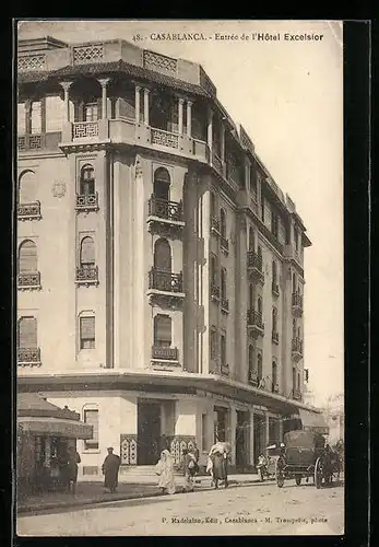 AK Casablanca, Entrée de l`Hotel Excelsior