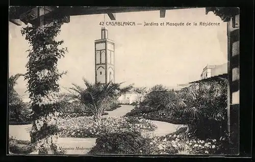 AK Casablanca, Jardins et Mosquée de la Résidence