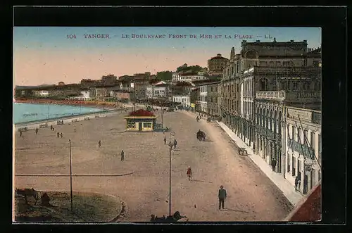 AK Tanger, Le Boulevard front de Mer et la Plage