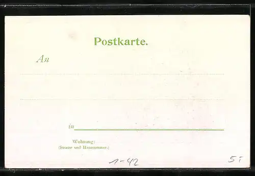 AK Porträt des Malers Anton von Werner