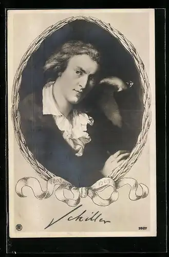 AK Porträt von Friedrich Schiller