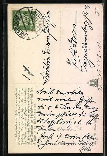 Künstler-AK Oskar Herrfurth: Märchen von den sieben Raben