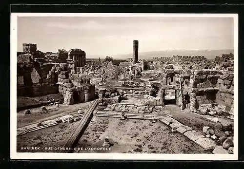 AK Baalbek, Vue generale l'Acropole