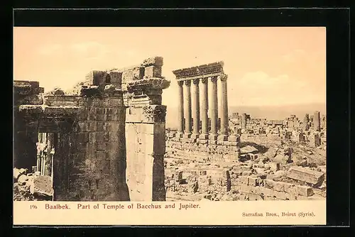 AK Baalbek, Part of Temple of Bacchus and Jupiter