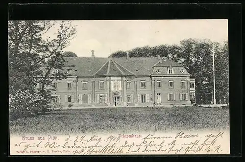AK Plön, Totalansicht des Prinzenhauses