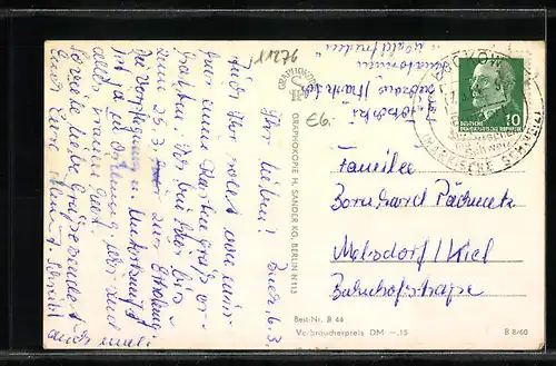 AK Buckow /Märkische Schweiz, Sanatorium Waldfrieden und Zentralschule