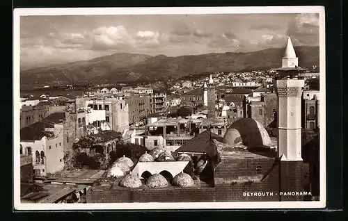 AK Beyrouth, Panorama der Stadt
