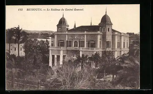 AK Beyrouth, La Résidence du Général Gouraud