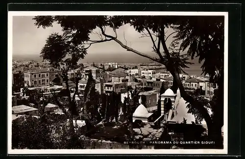 AK Beyrouth, Panorama du Quartier Sioufi
