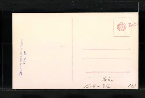 AK Berlin-Johannisthal, Wright Flugzeug in der Kurve, Flugzeug Johannisthal