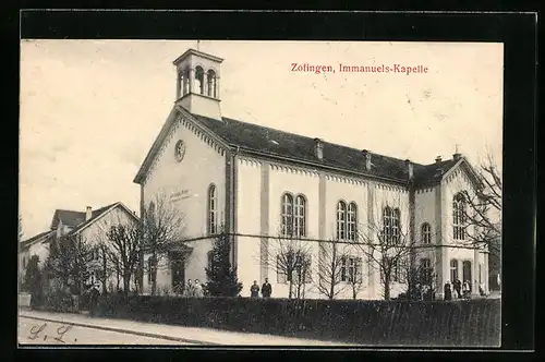 AK Zofingen, Immanuels-Kapelle, Strassenpartie