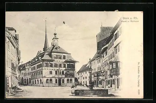 AK Stein am Rhein, Markt und Rathaus
