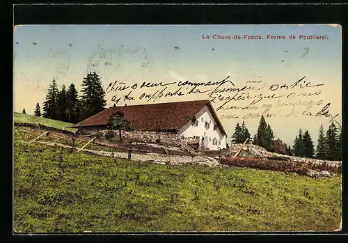 AK La Chaux-de-Fonds, Ferme de Pouillerei