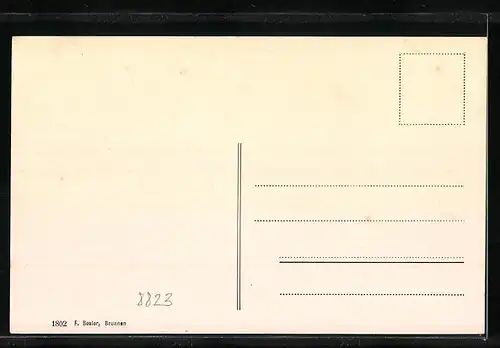 AK Bürglen, Partie mit Kirche, Geburtsort Tells