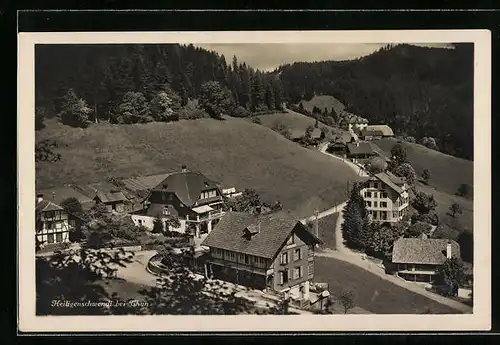 AK Heiligenschwendi bei Thun, Gesamtansicht der Gemeinde