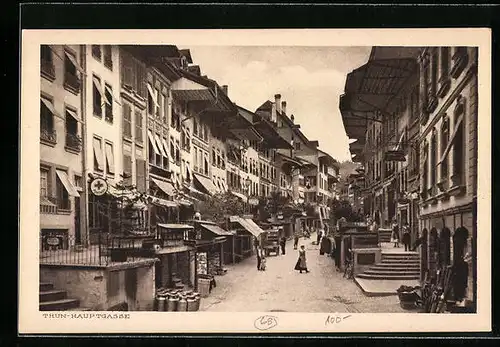 AK Thun, Geschäfte in der Hauptgasse