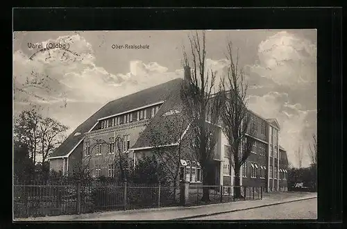 AK Varel /Oldbg., Ober-Realschule