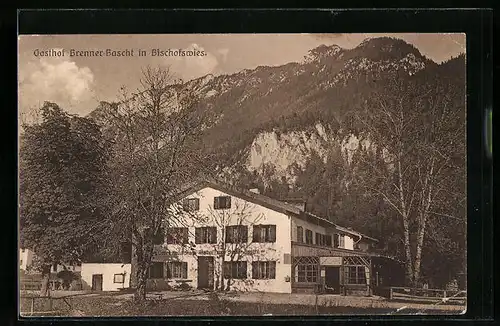 AK Bischofswiesen, Gasthof Brenner-Bascht