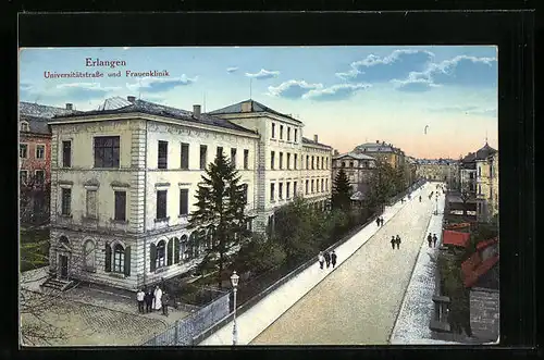 AK Erlangen, Universitätstrasse und Frauenklinik