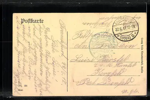 AK Frankfurt a. O., Oderbrücke