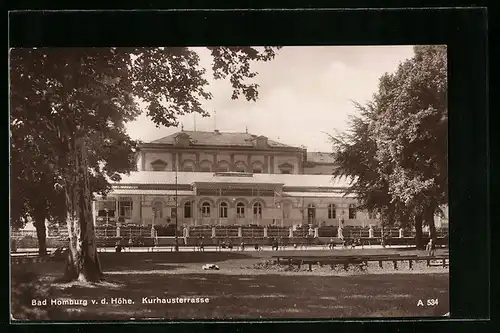 AK Bad Homburg v. d. Höhe, Kurhausterrasse