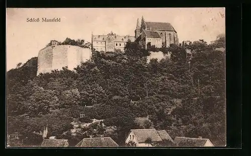 AK Mansfeld, Blick zum Schloss