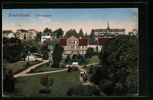 AK Friedrichroda, Wilhelmsplatz