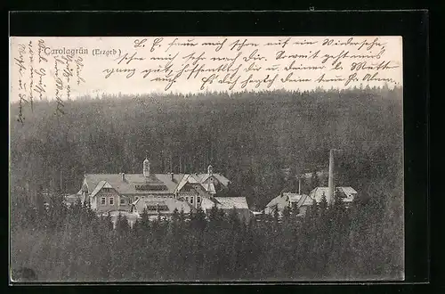 AK Carolagrün (Erzgeb.), Teilansicht