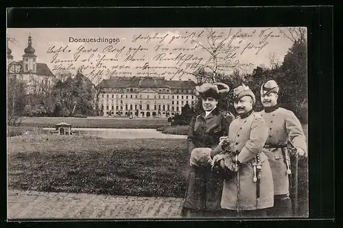 AK Donaueschingen, Fürstl. Schloss