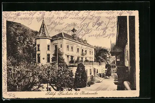 AK Badenweiler, Schloss Hausbaden