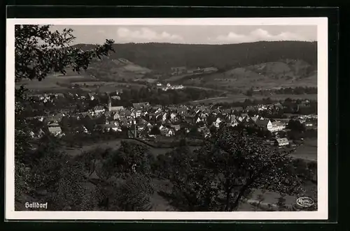 AK Gaildorf, Totalansicht aus der Vogelschau