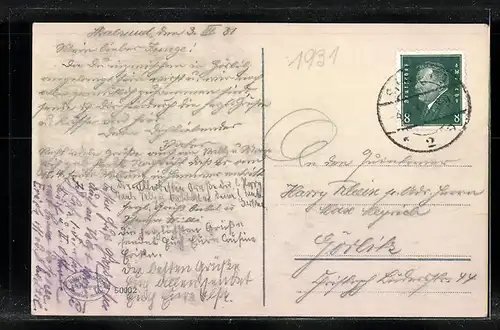 AK Stralsund, Nicolaikirche und Rathaus