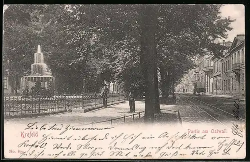 AK Krefeld, Partie am Ostwall