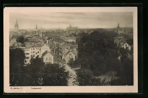 AK Paderborn, Totalansicht aus der Vogelschau