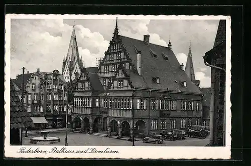 AK Paderborn, Rathaus und Domturm