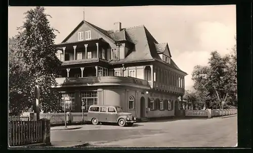 AK Sitzendorf (Thür.), HO-Hotel Zur Linde
