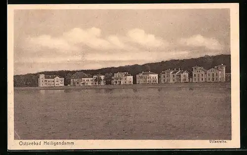 AK Ostseebad Heiligendamm, Blick zur Villenreihe